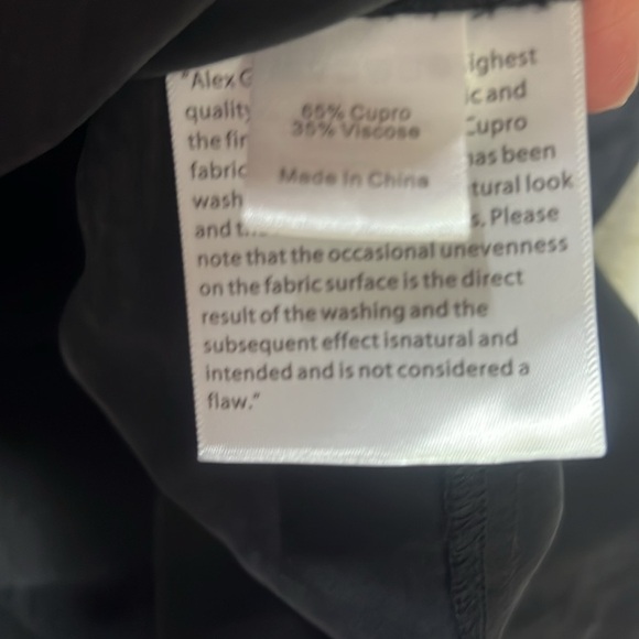 Alex Garfield Button Down Shirt Black - Picture 5 of 7